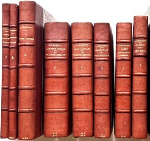 HOUDETOT (Adolphe d'). Collection de 10 titres.