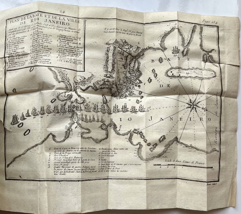 DUGUAY-TROUIN (René). Mémoires de Monsieur Du Guay-Trouin, Lieutenant-général des Armées Navales, Commandeur de l'Ordre Royal et Militaire de S. Louis. Augmentés de son éloge, par M. Thomas.