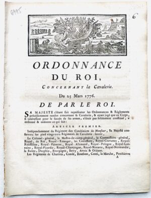 Ordonnance du roi - Bonnefoi Livres Anciens