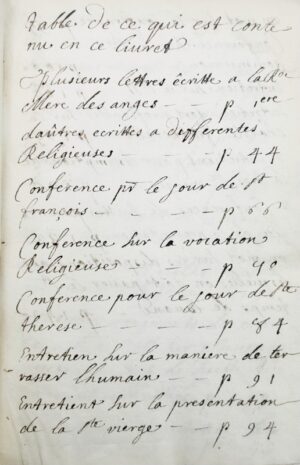 [BAR (Catherine de). Monastère des Bénédictines de Rouen. Manuscrit].