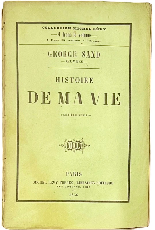 SAND (George). Histoire de ma vie. – Image 2