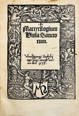 Martyrologium Viola sanctorum.