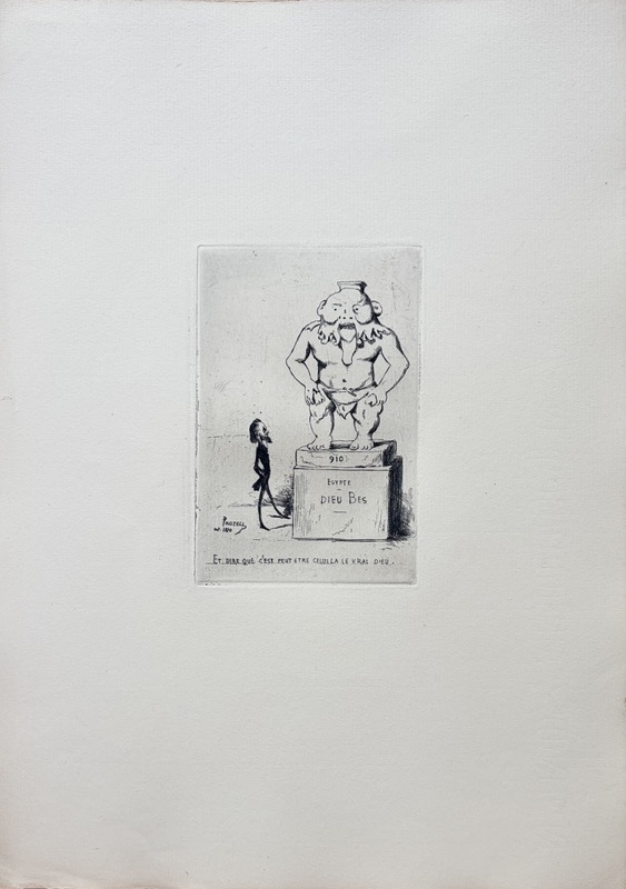 PILOTELL. Avant Pendant et Après la Commune. Croquis & Caricatures à l'eau-forte par Pilotell, ex directeur des Beaux Arts, ex Commissaire Spécial de la Commune, Condamné à mort par le 3èm. Conseil des Assassins Versaillais (9 janvier 1874). – Image 4