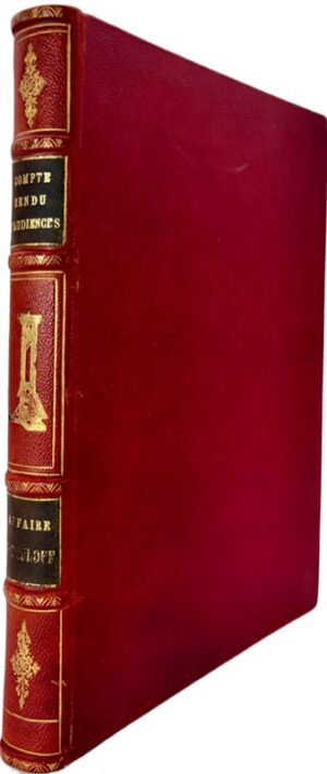 [Affaire Gorguloff]. Compte rendu des débats de la Cour d'assises de la Seine. Audiences des 25, 26, 27 juillet 1932. Affaire Gorguloff accusé d'assassinat sur la personne de M. Paul Doumer, président de la République française.