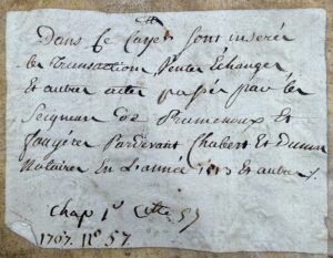 [Beaujolais - Archives seigneuriales]. Chartier et registre de comptes du château de Pramenoux (Saint-Nizier-d'Azergues, Rhône).