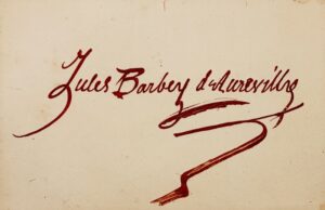 BARBEY D'AUREVILLY (Jules). La Bague d’Annibal.