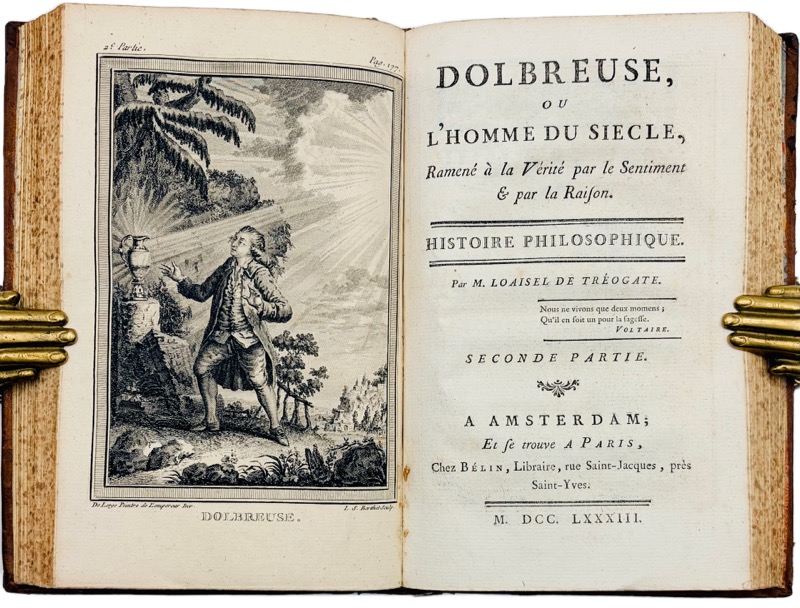 LOAISEL DE TRÉOGATE (Josph-Marie). Dolbreuse ou l homme du siècle, ramené à la vérité par le sentiment et par la raison. Histoire philosophique. – Image 2